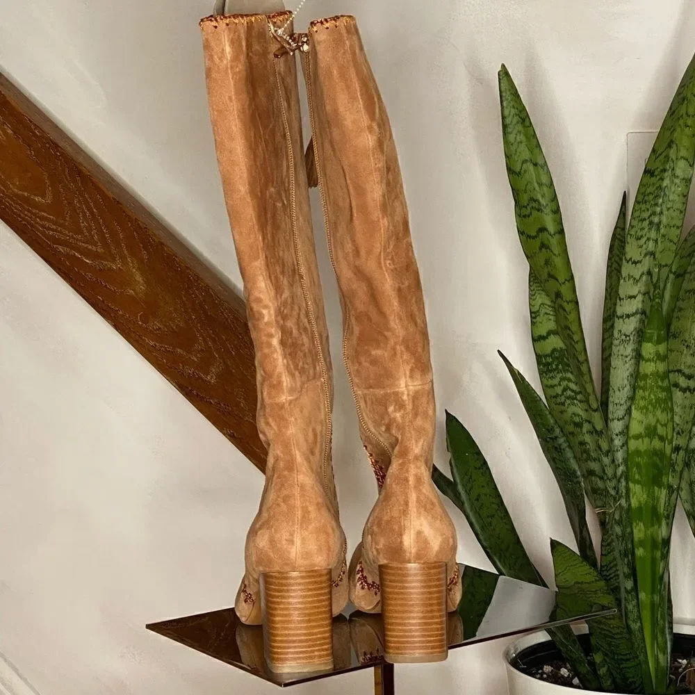 ANTHROPOLOGIE SILENT D SALOME KNEE-HIGH BOOTS